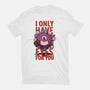 Cute Beholder-womens fitted tee-jacnicolauart