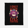 Cute Beholder-none fleece blanket-jacnicolauart