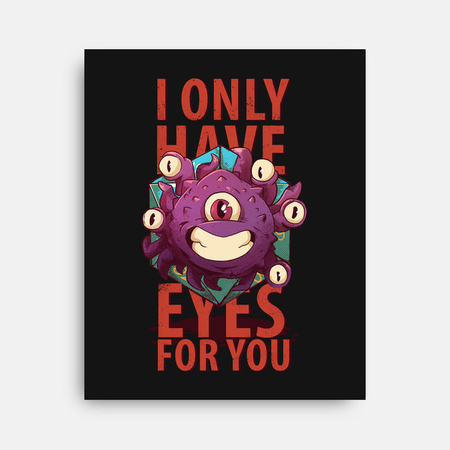 Cute Beholder-none stretched canvas-jacnicolauart