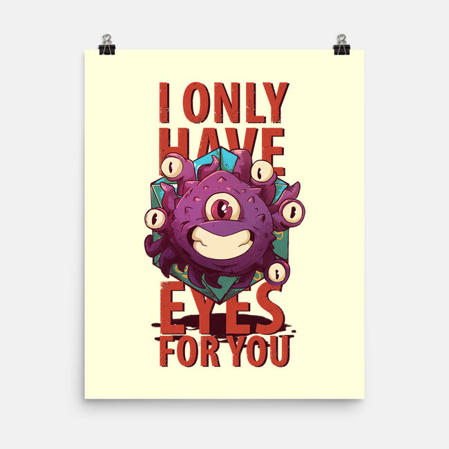 Cute Beholder-none matte poster-jacnicolauart