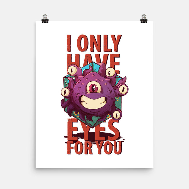 Cute Beholder-none matte poster-jacnicolauart