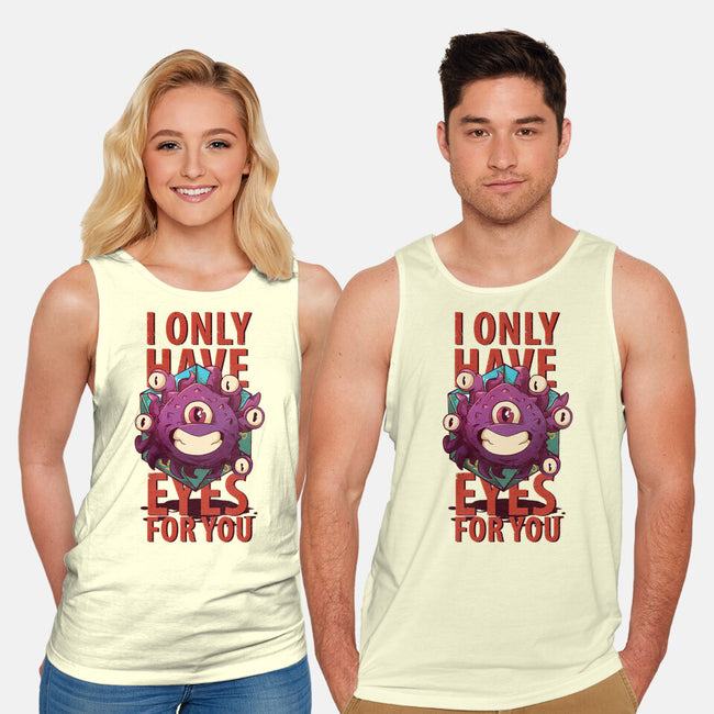 Cute Beholder-unisex basic tank-jacnicolauart