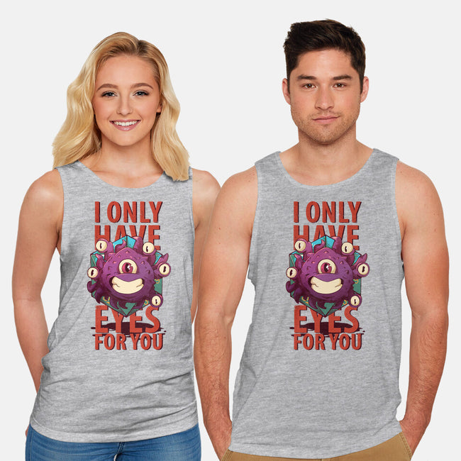 Cute Beholder-unisex basic tank-jacnicolauart
