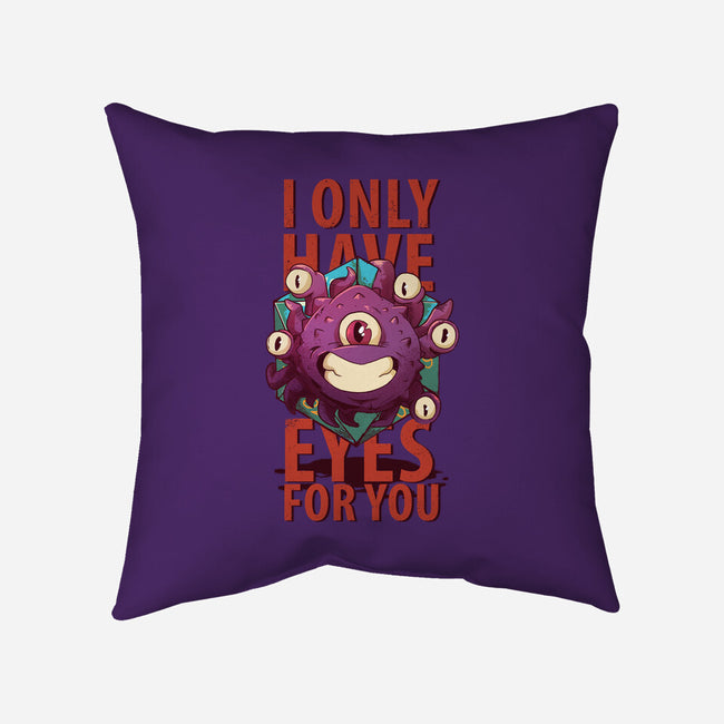 Cute Beholder-none removable cover w insert throw pillow-jacnicolauart