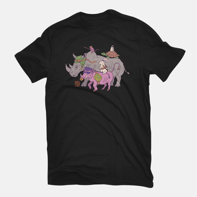 Mutant Animals-womens fitted tee-vp021