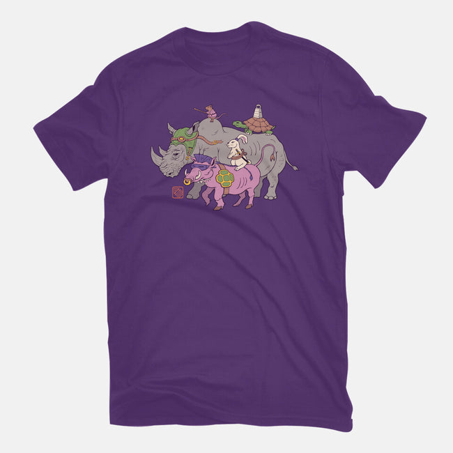 Mutant Animals-womens fitted tee-vp021