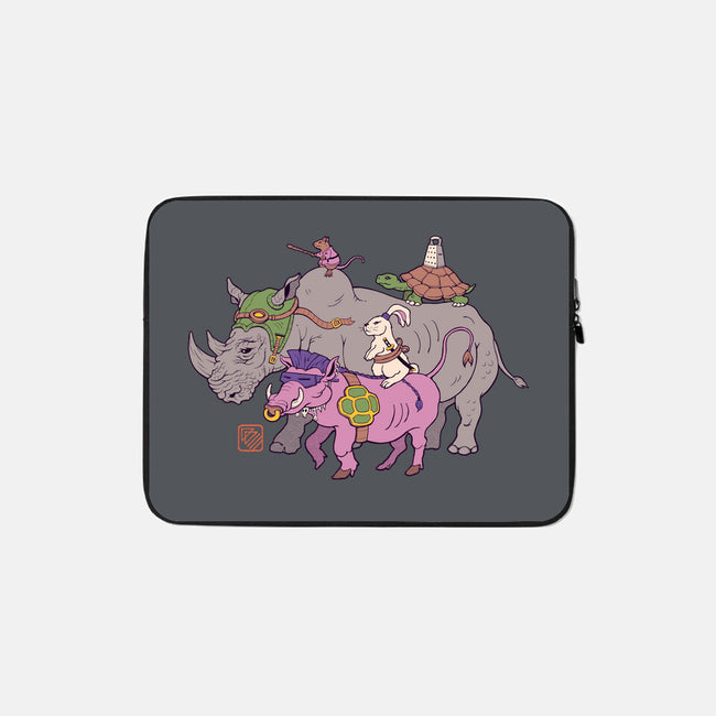 Mutant Animals-none zippered laptop sleeve-vp021