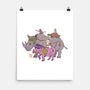 Mutant Animals-none matte poster-vp021