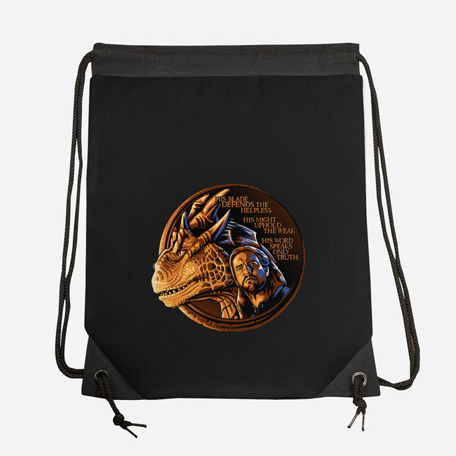 The Old Code-none drawstring bag-daobiwan