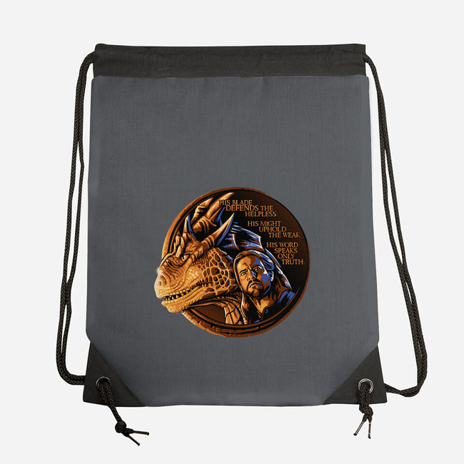 The Old Code-none drawstring bag-daobiwan
