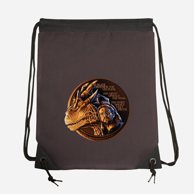The Old Code-none drawstring bag-daobiwan