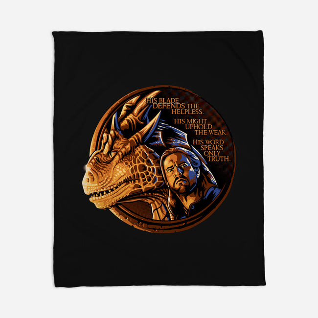 The Old Code-none fleece blanket-daobiwan