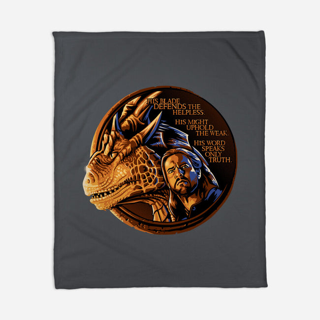The Old Code-none fleece blanket-daobiwan