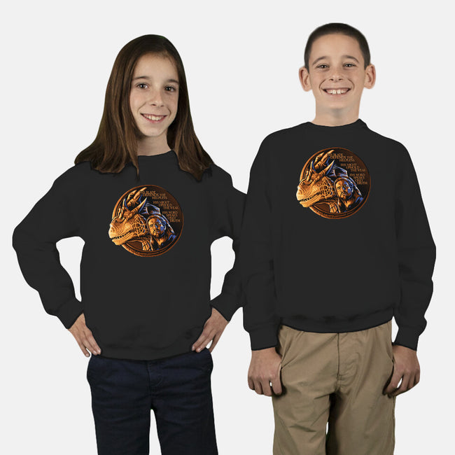 The Old Code-youth crew neck sweatshirt-daobiwan