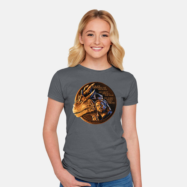 The Old Code-womens fitted tee-daobiwan