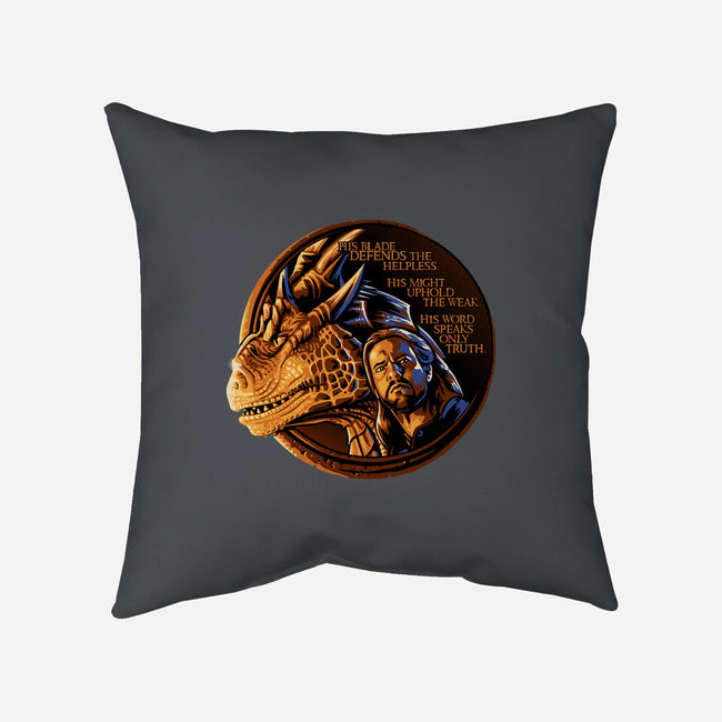 The Old Code-none removable cover throw pillow-daobiwan