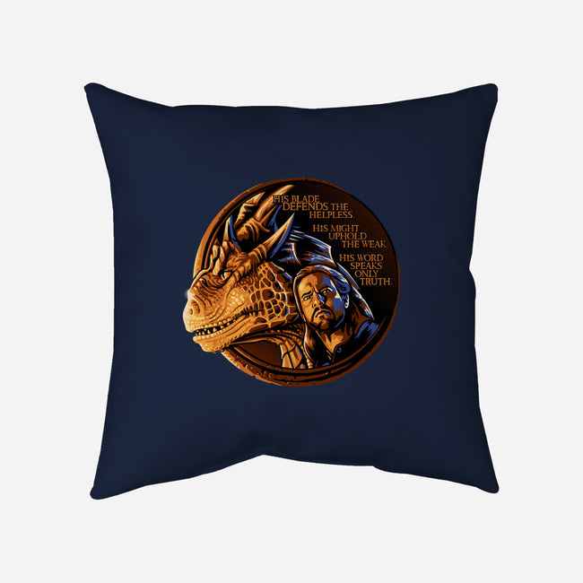 The Old Code-none removable cover throw pillow-daobiwan
