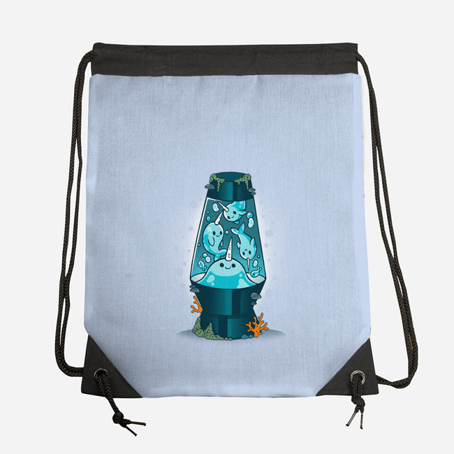 Narwhalamp-none drawstring bag-Vallina84