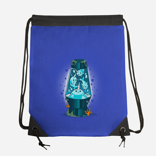 Narwhalamp-none drawstring bag-Vallina84