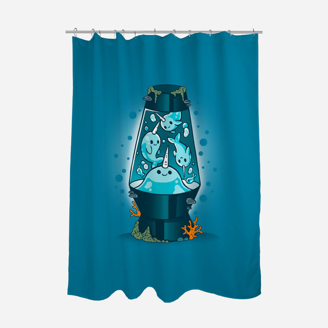 Narwhalamp-none polyester shower curtain-Vallina84