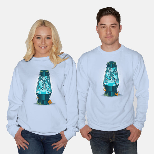 Narwhalamp-unisex crew neck sweatshirt-Vallina84
