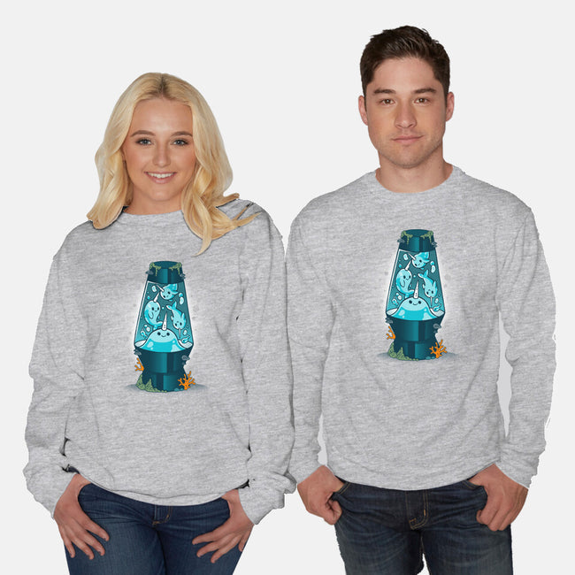 Narwhalamp-unisex crew neck sweatshirt-Vallina84