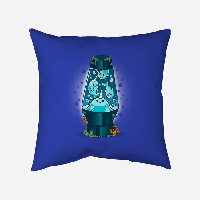 Narwhalamp-none removable cover throw pillow-Vallina84