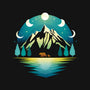 Mountain Night-none adjustable tote bag-Vallina84
