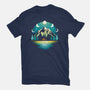 Mountain Night-unisex basic tee-Vallina84