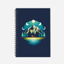 Mountain Night-none dot grid notebook-Vallina84