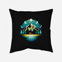 Mountain Night-none removable cover w insert throw pillow-Vallina84
