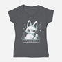 Please Die-womens v-neck tee-xMorfina