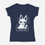 Please Die-womens v-neck tee-xMorfina