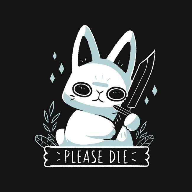 Please Die-none zippered laptop sleeve-xMorfina