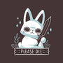 Please Die-none basic tote bag-xMorfina