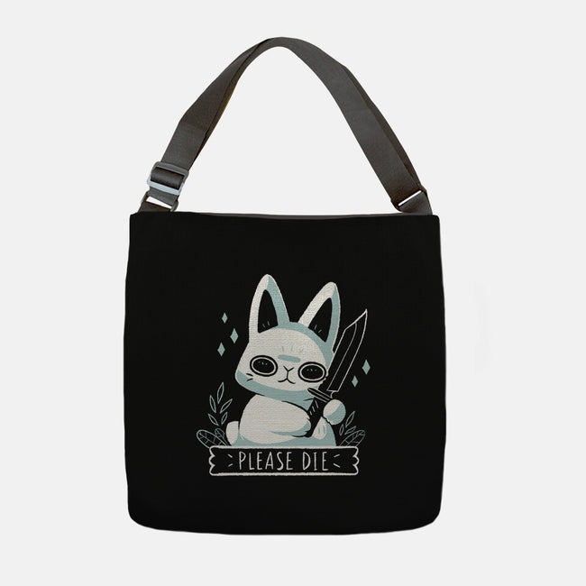 Please Die-none adjustable tote bag-xMorfina