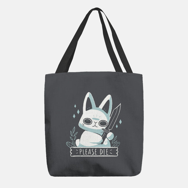 Please Die-none basic tote bag-xMorfina