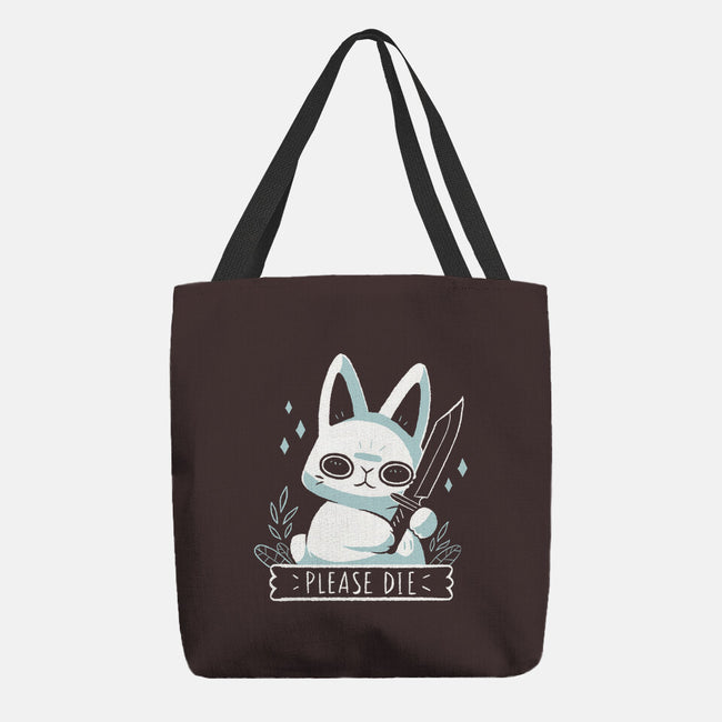 Please Die-none basic tote bag-xMorfina