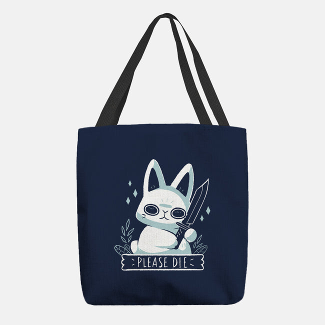Please Die-none basic tote bag-xMorfina