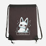 Please Die-none drawstring bag-xMorfina