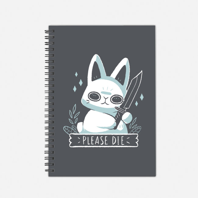 Please Die-none dot grid notebook-xMorfina