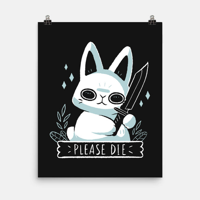Please Die-none matte poster-xMorfina