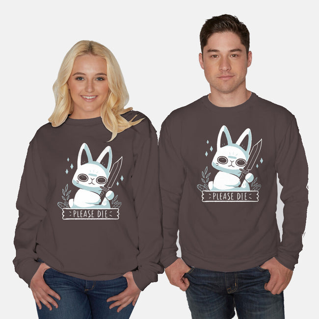 Please Die-unisex crew neck sweatshirt-xMorfina