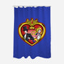 Heart Of Moon-none polyester shower curtain-nickzzarto