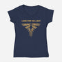 Looking For The Light-womens v-neck tee-kg07