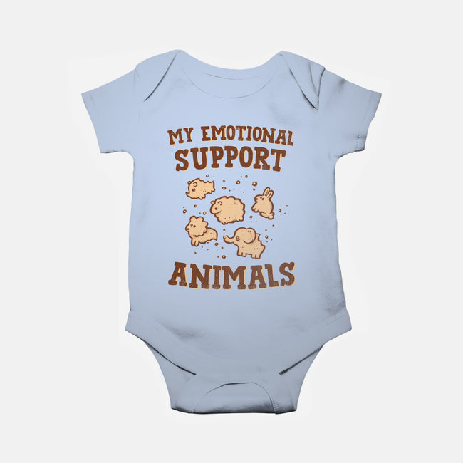 Tasty Support Animals-baby basic onesie-kg07