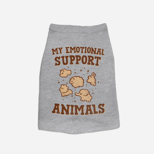 Tasty Support Animals-dog basic pet tank-kg07