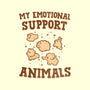 Tasty Support Animals-none glossy sticker-kg07