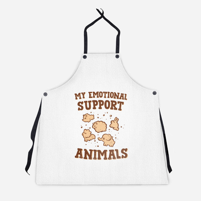 Tasty Support Animals-unisex kitchen apron-kg07