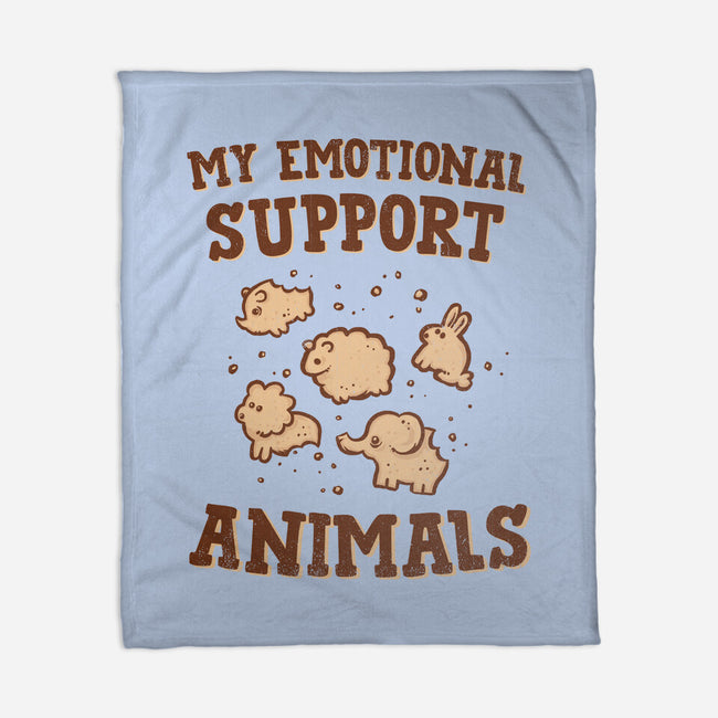 Tasty Support Animals-none fleece blanket-kg07